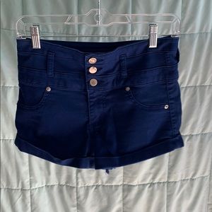 Xhilaration High Waisted Blue Shorts